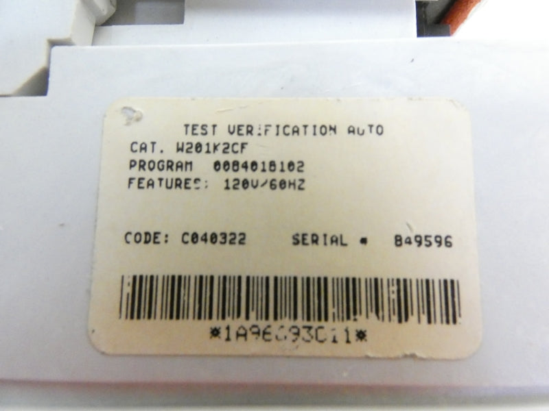 CUTLER-HAMMER W201K2CF 120V UNMP