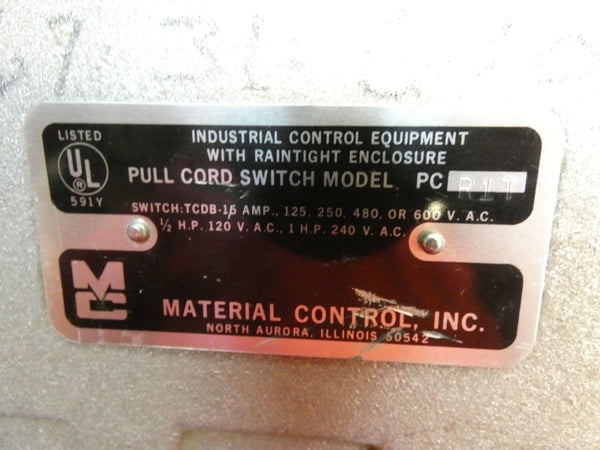 MATERIAL CONTROL PCR1T 600VAC 15A NSNP