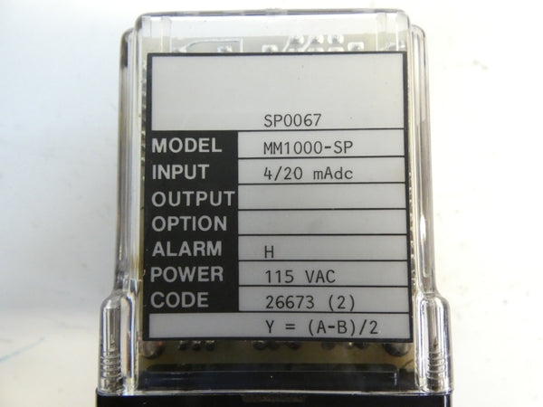WILKERSON INSTRUMENT MM1000-SP SP0067 115VAC NSMP