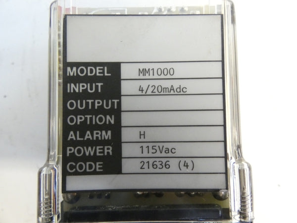 WILKERSON INSTRUMENT MM1000 115VAC NSMP