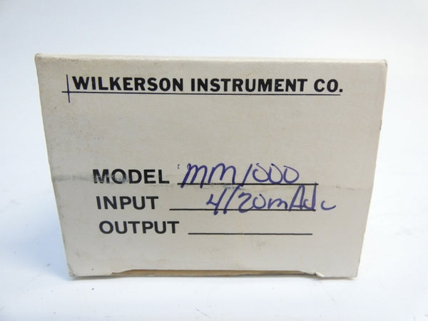 WILKERSON INSTRUMENT MM1000 115VAC NSMP