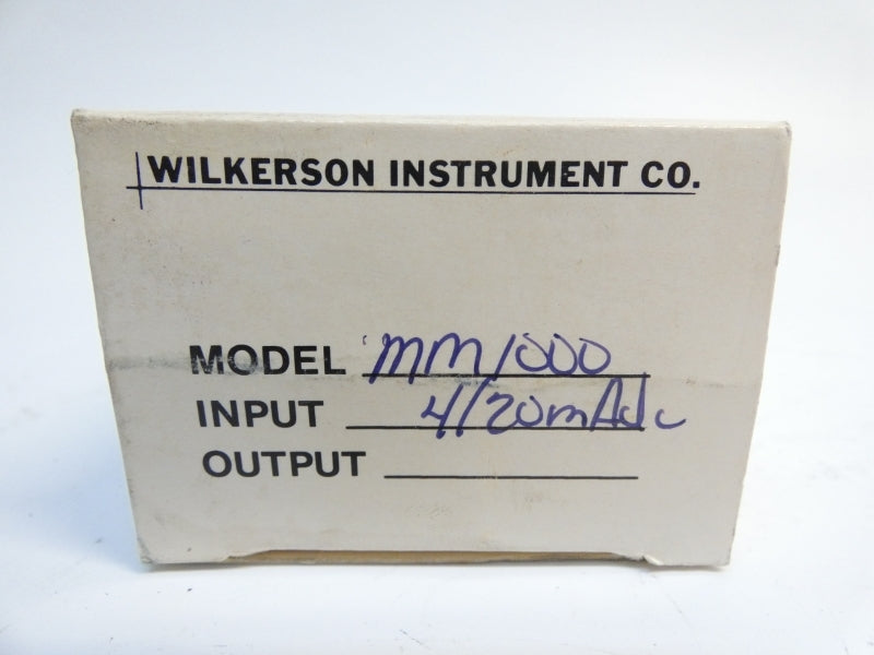 WILKERSON INSTRUMENT MM1000 115VAC NSMP