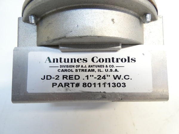 ANTUNES CONTROLS 801111303 JD-2 .1-24"W.C. (RED SPRING) NSNP