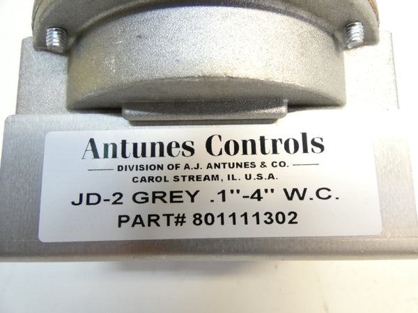 ANTUNES CONTROLS 801111302 JD-2 .1-4"W.C. (GREY SPRING) NSNP