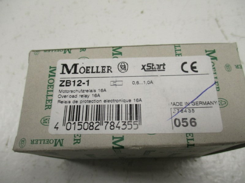 KLOCKNER MOELLER ZB12-1 OVERLOAD RELAY 0,6-1,0A  NSMP