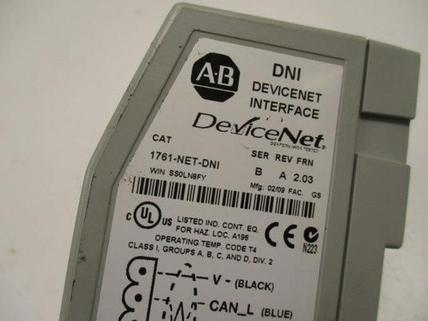 ALLEN BRADLEY 1761-NET-DNI SER. B  NSNP