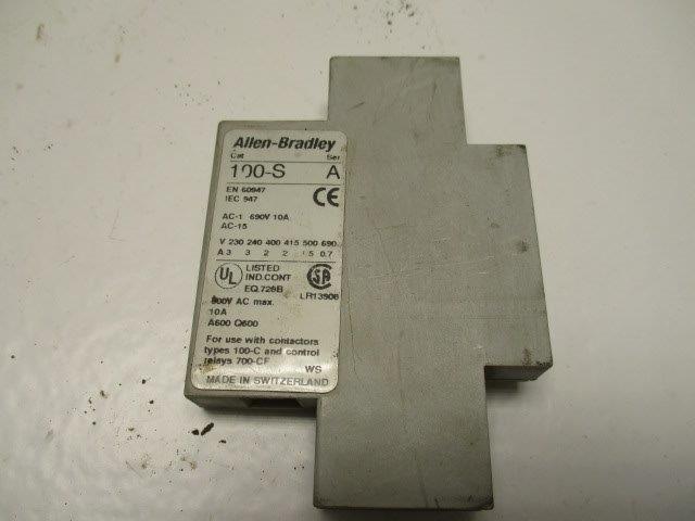 ALLEN BRADLEY 100-SA01 SER. A  UNMP