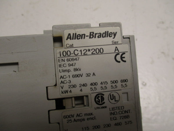 ALLEN BRADLEY 100-C12D200 SER. A  UNMP