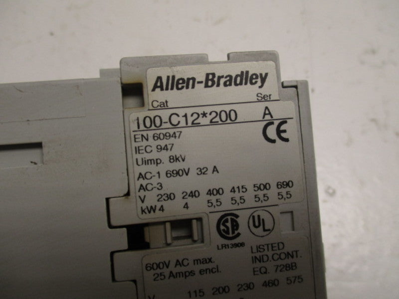 ALLEN BRADLEY 100-C12D200 SER. A  UNMP
