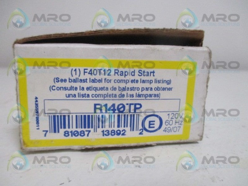 ADVANCE R140TP RAPID START BALLAST 120V  NSMP