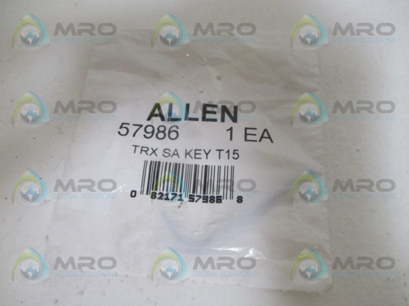 ALLEN 57986 TRX SA KEY T15  NSMP