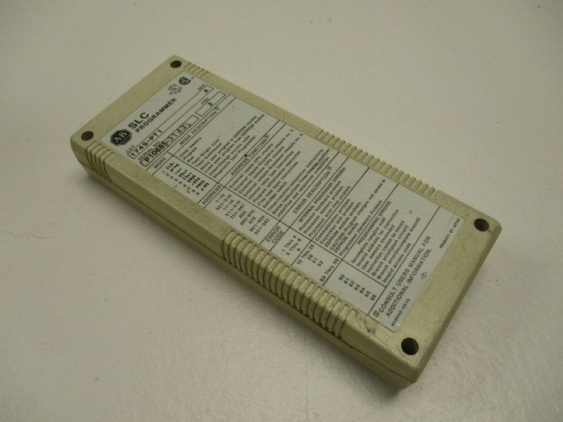 ALLEN BRADLEY 1745-PT1 PROGRAMMER SER. A F/W: 2  UNMP