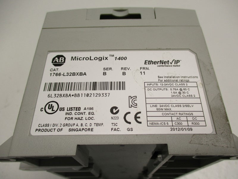 ALLEN BRADLEY 1766-L32BXBA SER. B F/W 11 (AS PICTURED)  NSNP