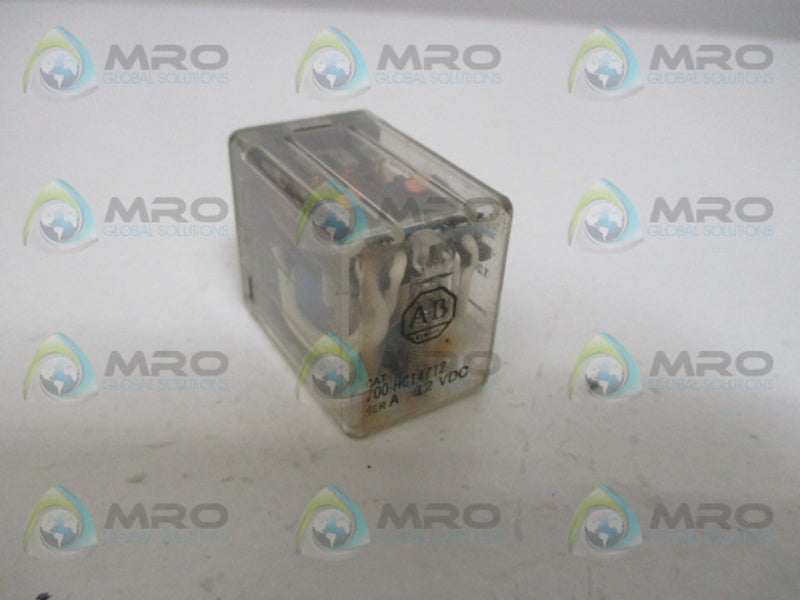 ALLEN BRADLEY 700-HC14Z12 SER. A RELAY 12VDC  UNMP