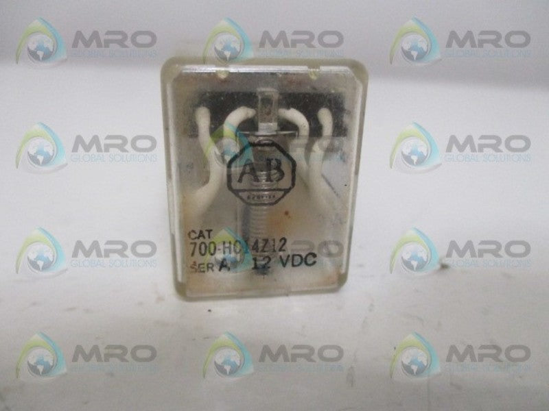 ALLEN BRADLEY 700-HC14Z12 SER. A RELAY 12VDC  UNMP