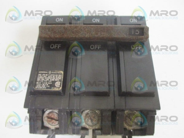 GENERAL ELECTRIC THQL315 CIRCUIT BREAKER 15A  UNMP