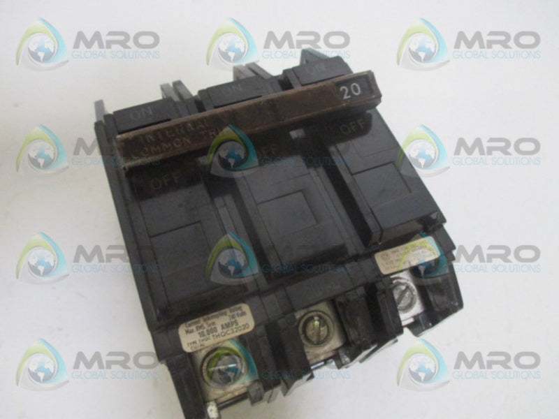 GENERAL ELECTRIC THQC32020 CIRCUIT BREAKER 20A  UNMP