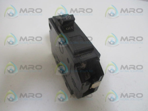 GENERAL ELECTRIC TQL-AC120 CIRCUIT BREAKER 20A  UNMP