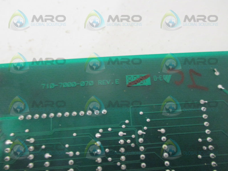 ELECTRO CAM 710-7000-070 CIRCUIT BOARD  UNMP
