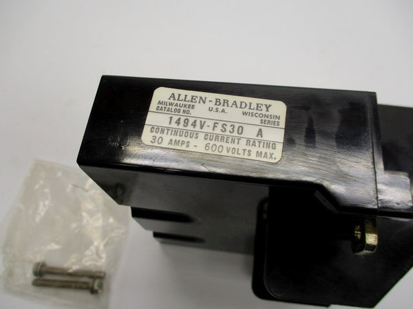 ALLEN BRADLEY 1494V-FS30 SER. A (AS PICTURED) (BR/YL) NSMP
