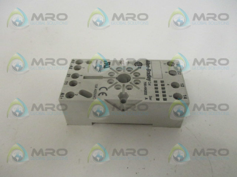 ALLEN BRADLEY 700-HN202 SER. A RELAY SOCKET  UNMP