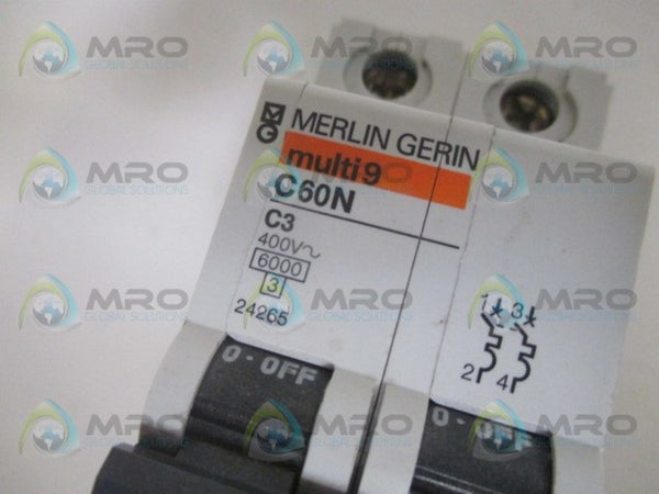 MERLIN GERIN 24265 CIRCUIT BREAKER 3A  UNMP