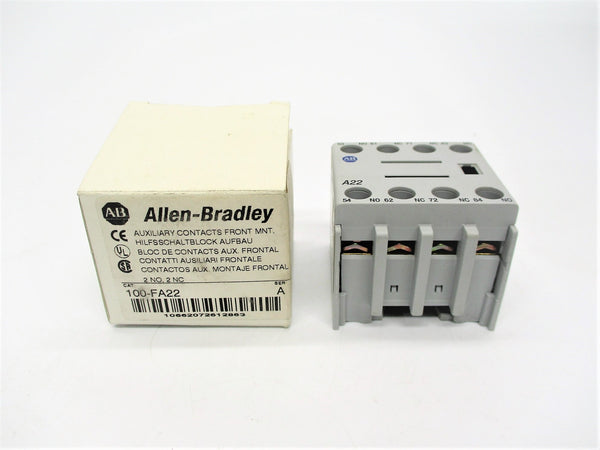 ALLEN BRADLEY 100-FA22 SER. A 600VAC 10A (WH) NSMP