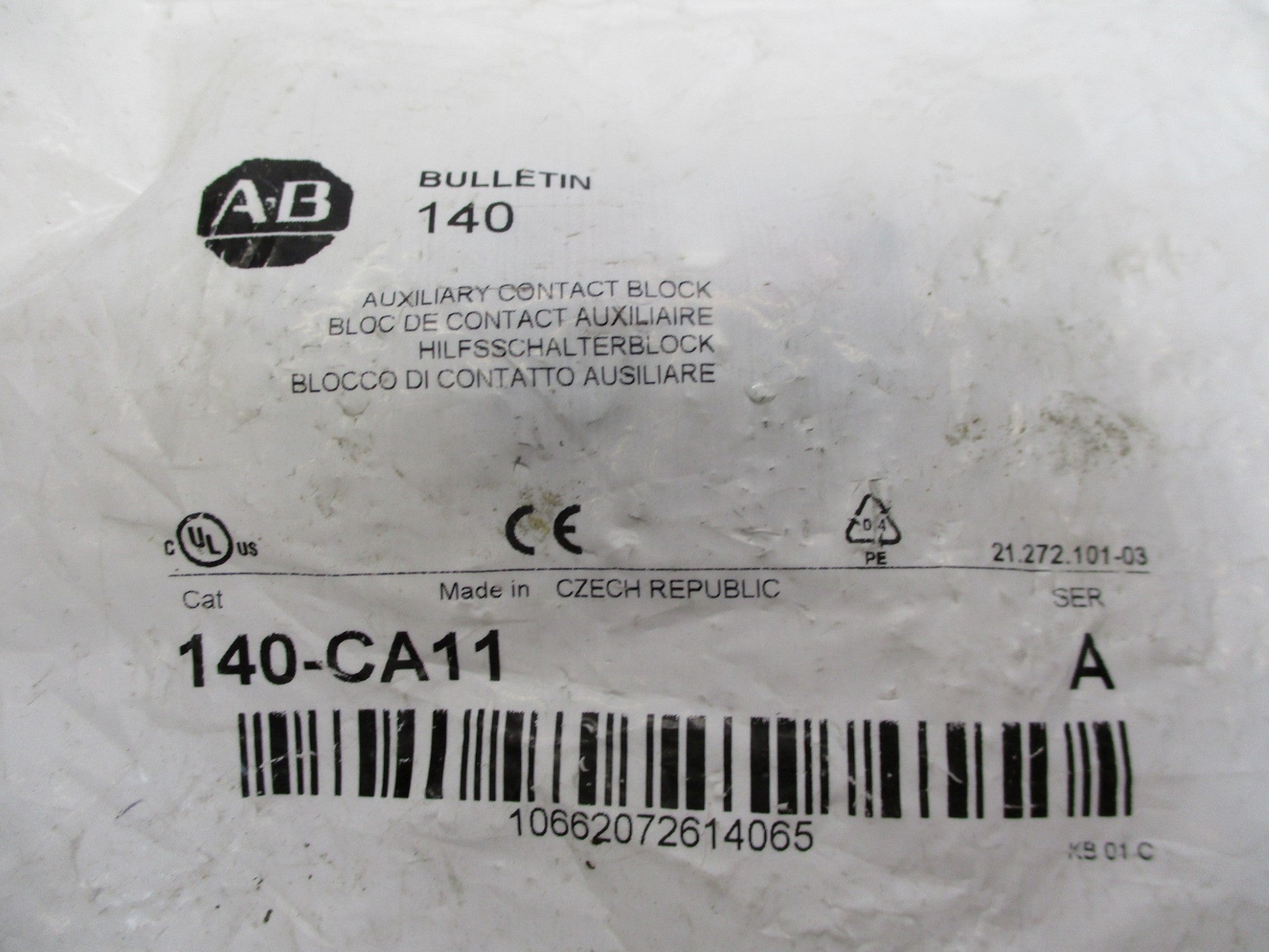 ALLEN BRADLEY 140-CA11 SER. A NSMP