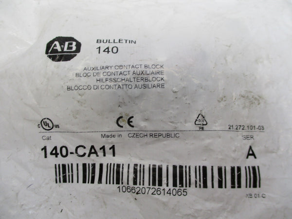 ALLEN BRADLEY 140-CA11 SER. A NSMP