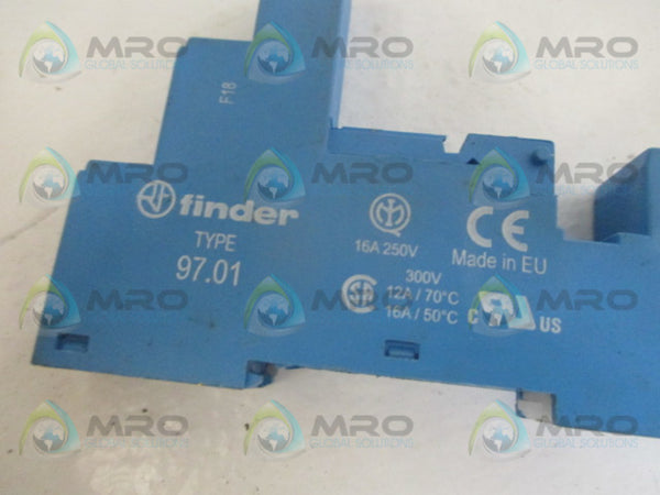 FINDER 97.01 RELAY SOCKET  UNMP