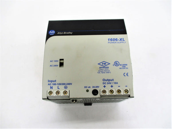 ALLEN BRADLEY 1606-XL240E SER. A 100-120/200-240VAC 6/2.8A UNMP