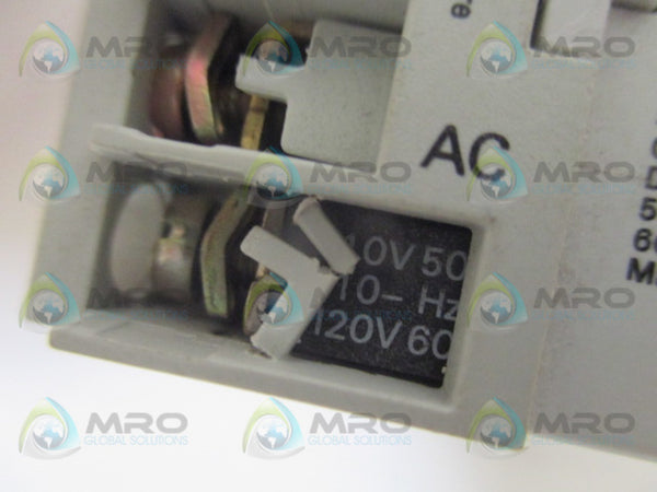 ALLEN BRADLEY 100-M05ND3 SER. A CONTACTOR 110-120V (AS PICTURED) UNMP