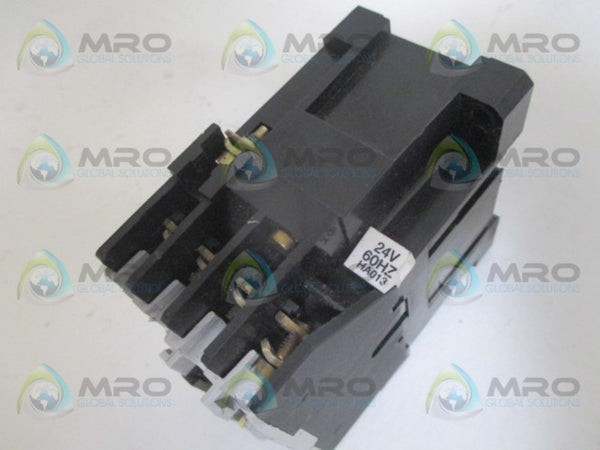 ALLEN BRADLEY 100-A09NJ3 SER. B CONTACTOR 24V  UNMP