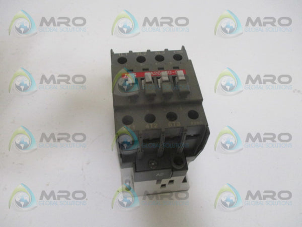 ABB A26-30-01 CONTACTOR 110-120V  UNMP