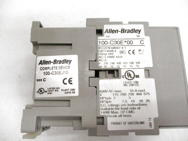 ALLEN BRADLEY 100-C30EJ10 SER. C 24VDC NSNP