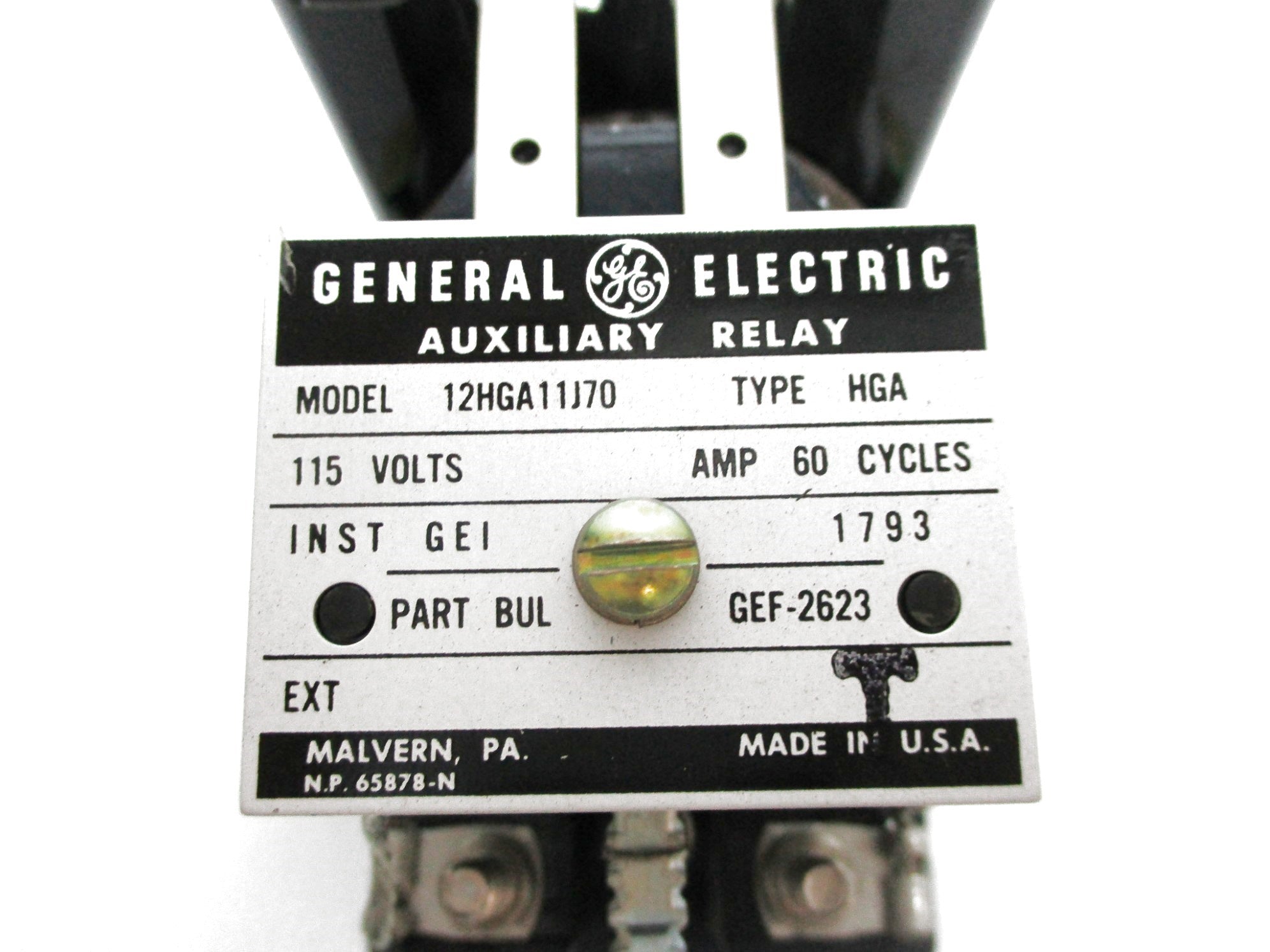 GENERAL ELECTRIC 12HGA11J70 115V NSNP