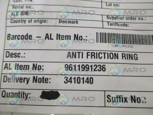 ALFA LAVAL 9611991236 ANTI-FRICTION RING NSNP