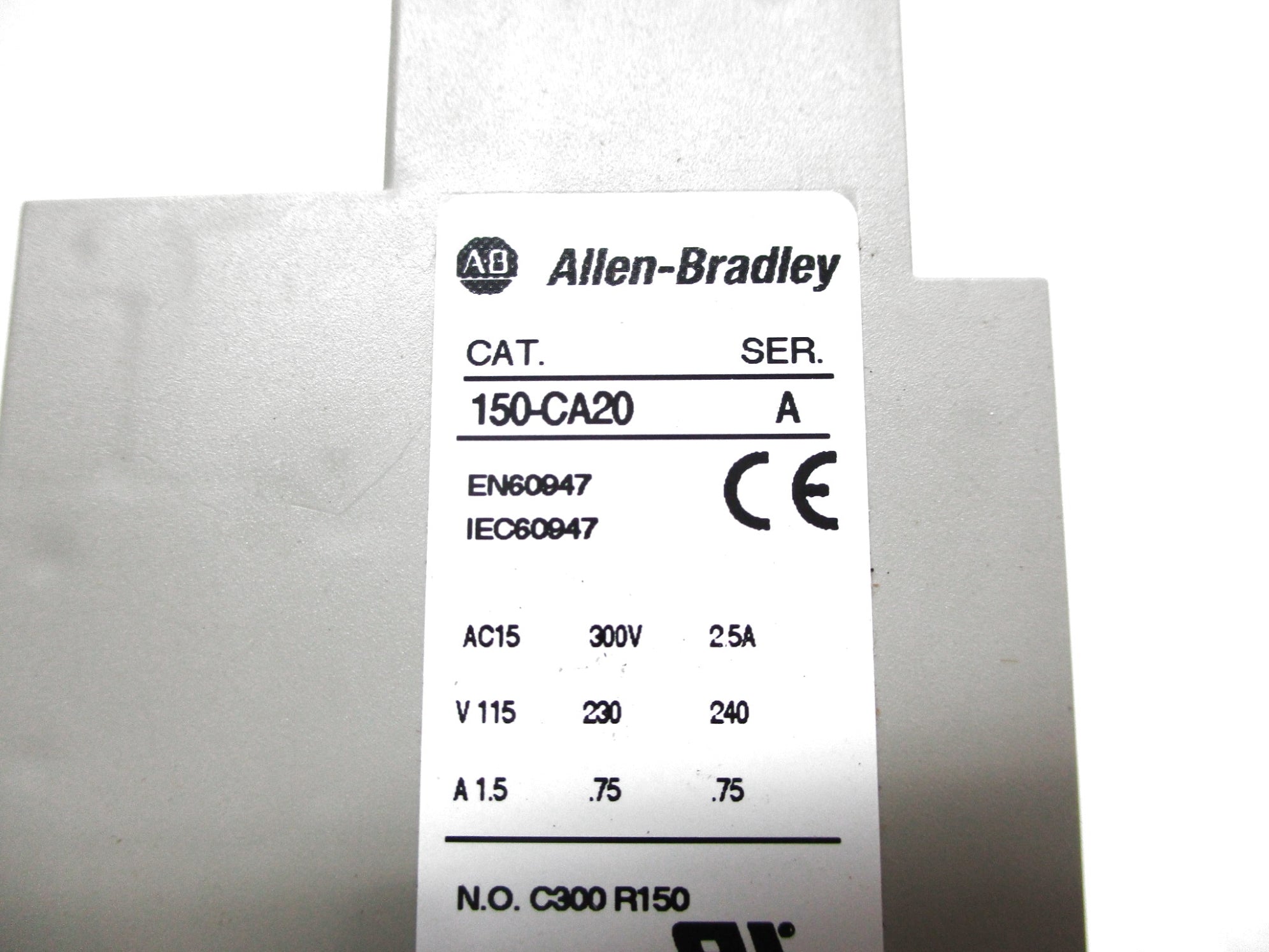 ALLEN BRADLEY 150-CA20 SER. A 300V 2.5A (WH) NSMP