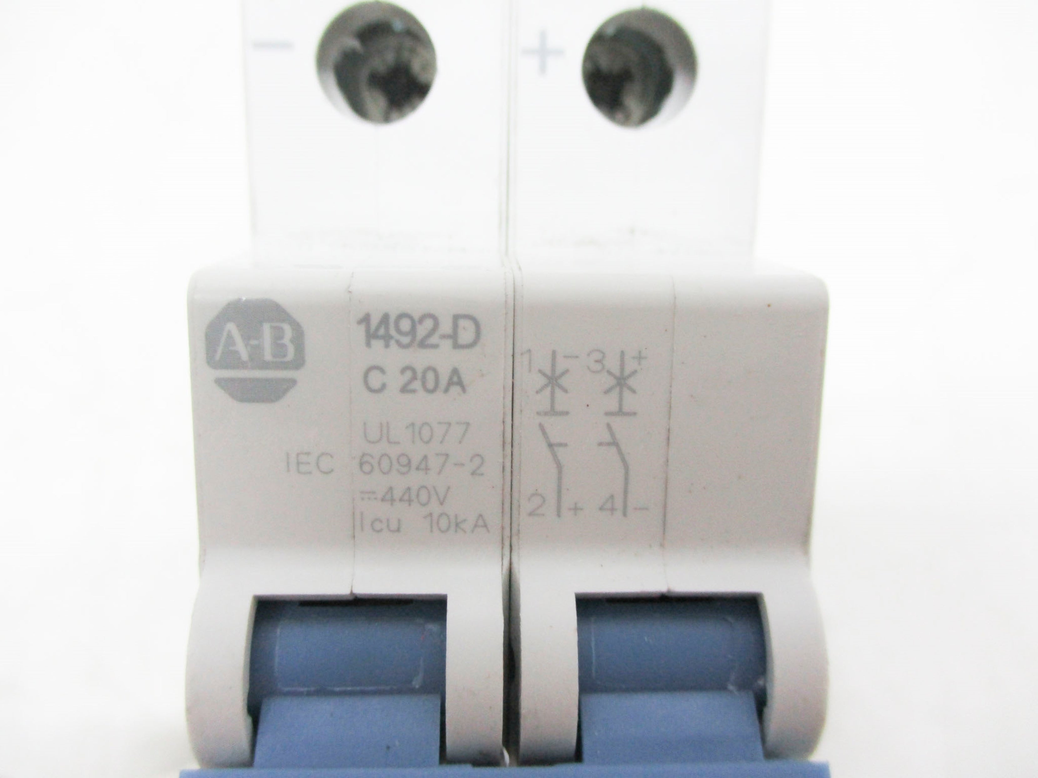 ALLEN BRADLEY 1492-D2C200 SER. D 440V 20A UNMP