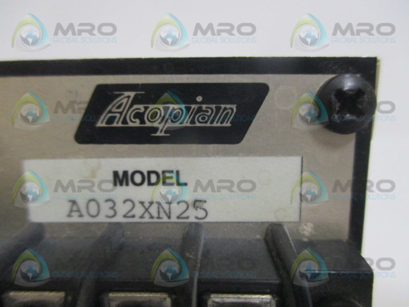 ACOPIAN A032XN25 POWER SUPPLY NSNP