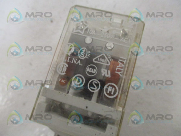 FINDER 60.12 RELAY 120VAC UNMP