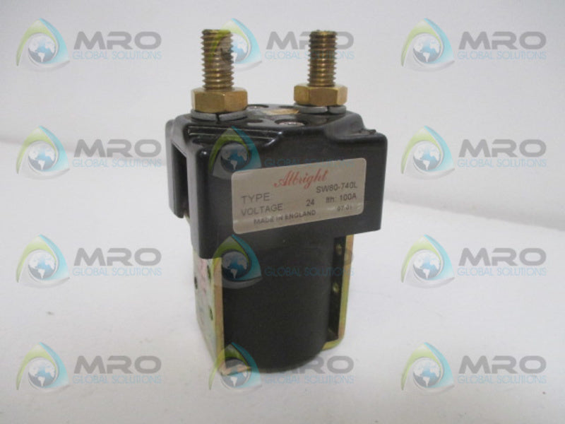 ALBRIGHT SW80-740L CONTACTOR 24V UNMP