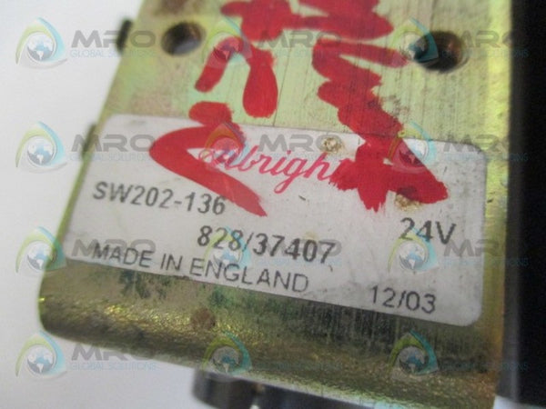 ALBRIGHT SW202-136 REVERSING CONTACTOR 24V UNMP