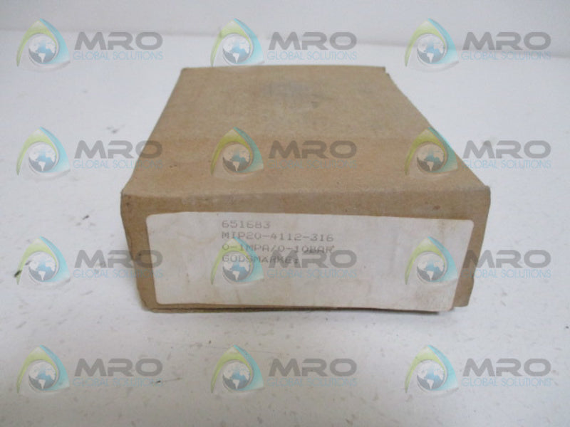 ABB MIP20-4112-316 GAUGE 0-1MPA / 0-10BAR NSMP