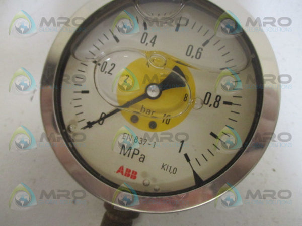 ABB MIP20-4112-316 GAUGE 0-1MPA / 0-10BAR NSMP
