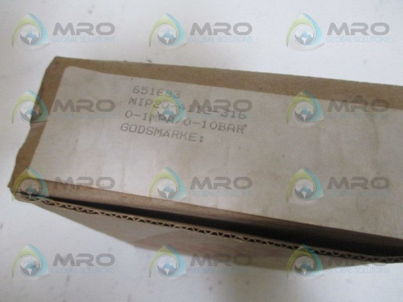 ABB MIP20-4112-316 GAUGE 0-1MPA / 0-10BAR NSMP