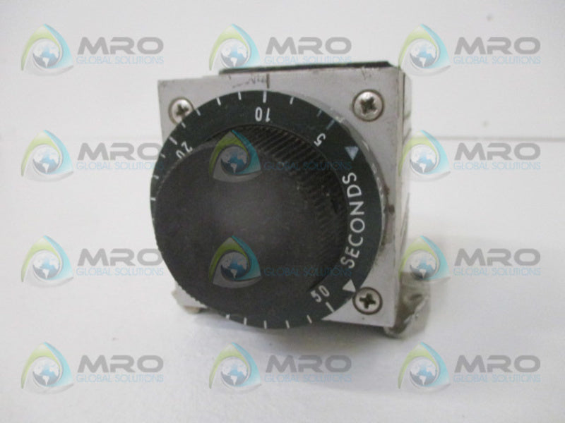 AGASTAT 7022ADT TIMING RELAY 5-50 SEC. 120V (AS PICTURED) UNMP