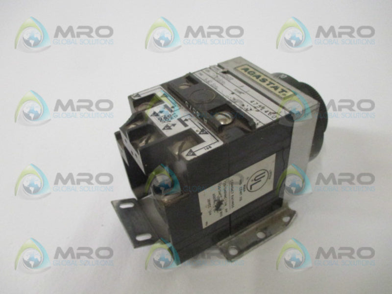 AGASTAT 7022ADT TIMING RELAY 5-50 SEC. 120V (AS PICTURED) UNMP