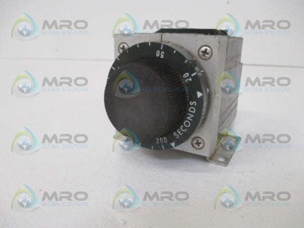AGASTAT 7024AD TIMING RELAY 5-50 SEC. 120V UNMP