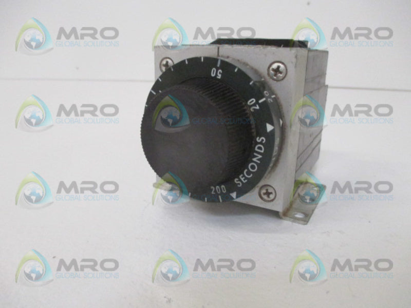 AGASTAT 7024AD TIMING RELAY 5-50 SEC. 120V UNMP